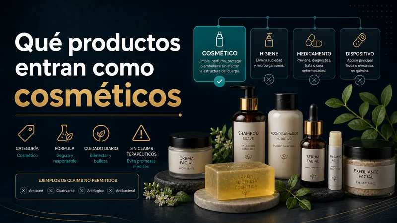 Qué productos entran como cosméticos en cosmética natural