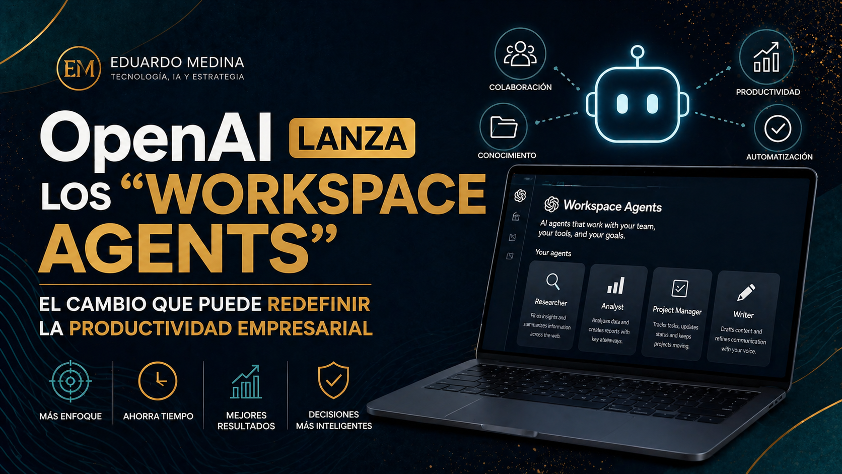 OpenAI lanza los “workspace agents”: el cambio que puede redefinir la productividad empresarial
